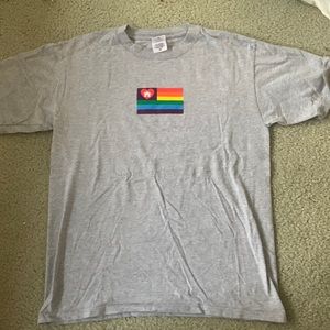 Pride T-Shirt, grey background. Great condition.